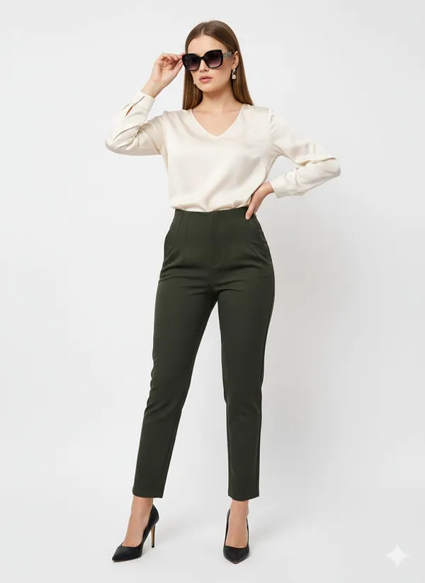 Olive_Zara_Formal_Pant_For_Women