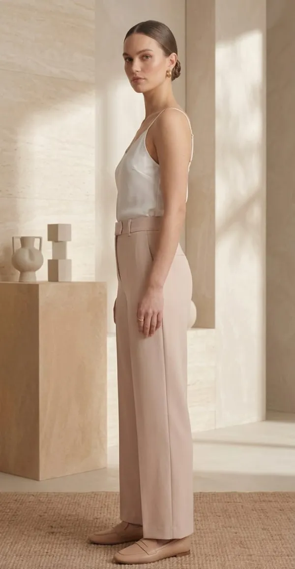 Women_Double_Hook_Pants_Beige
