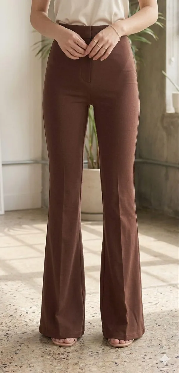 Women_Slouchy_Flared_Sculpted_High-Rise_Trousers_-_Coffee_Brown