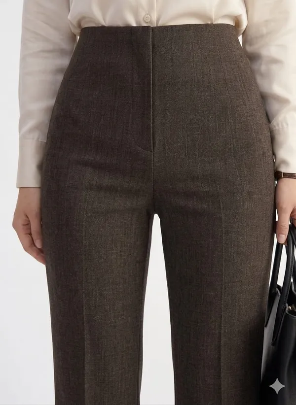 Women_Texture_Flared_Sculpted_High-Rise_Trousers_-_Brown