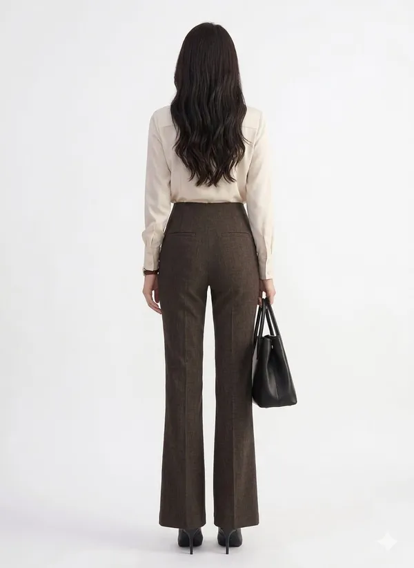 Women_Texture_Flared_Sculpted_High-Rise_Trousers_-_Brown