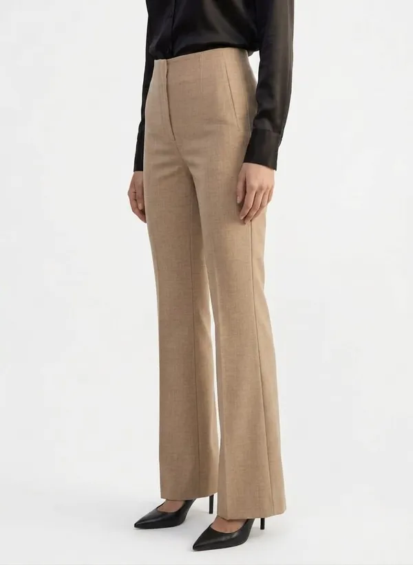 Women_Textured__Flared_Sculpted_High-Rise_Trousers_-_Beige