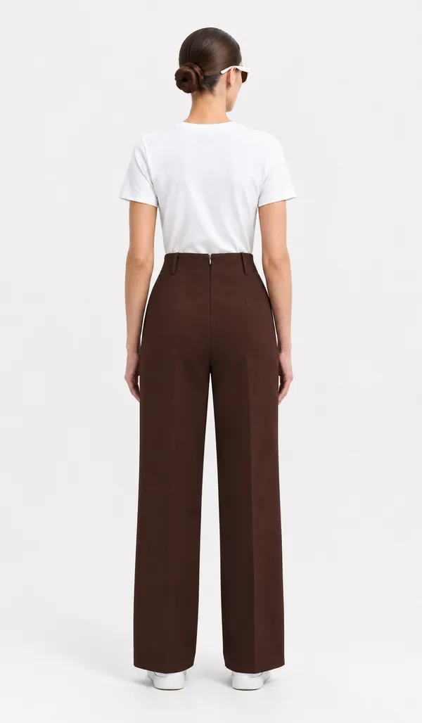 Women_Wide_leg_High_Rise_Corset_Pattern_Back_Zip_Pants_-Brown