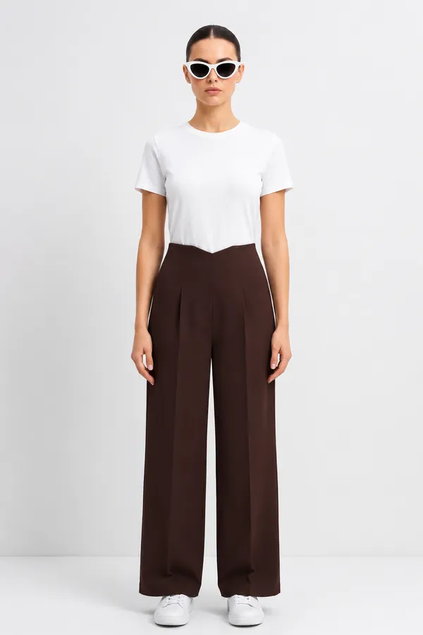 Women_Wide_leg_High_Rise_Corset_Pattern_Back_Zip_Pants_-Brown