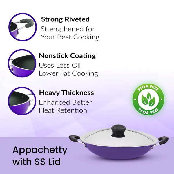 Purple_Nonstick_Non_Induction_Aluminium_Appachetty/Appam_Pan_With_Lid_230Mm,1200_Ml