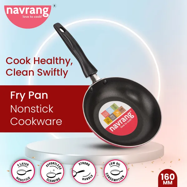 Red_Nonstick_Aluminium_Non_Induction_Fry_Pan_160_mm._550_ML_Capacity