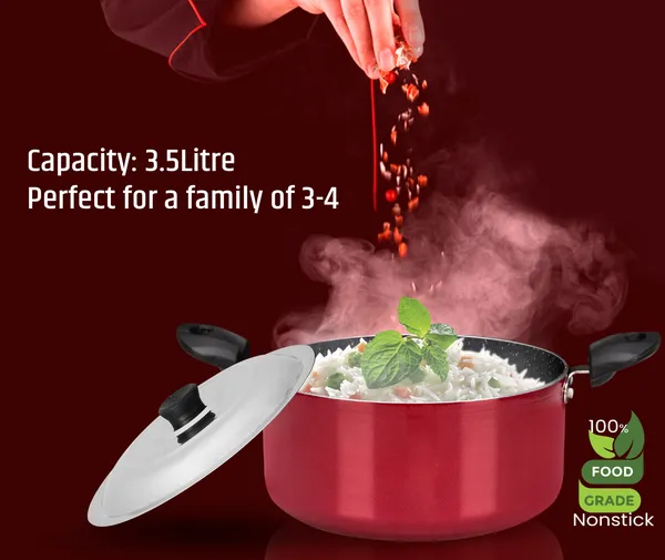 Red_Nonstick_Aluminium_Non_Induction_Stew_Pot_220_mm_With_Ss_Lid,_3200_ML_Capacity
