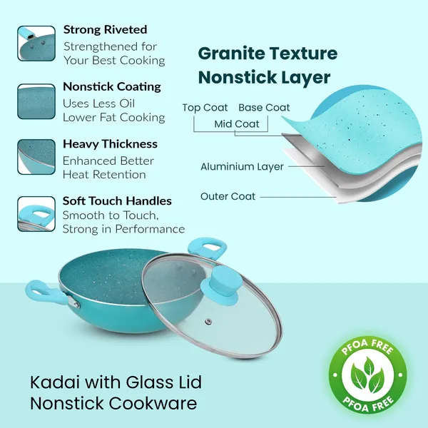 Aqua_Blue_Nonstick_Aluminium_Non_Induction_Kadai_240_mm_With_Glass_Lid_Soft_Touch_Handle_And_Knob,_2500_ML_Capacity