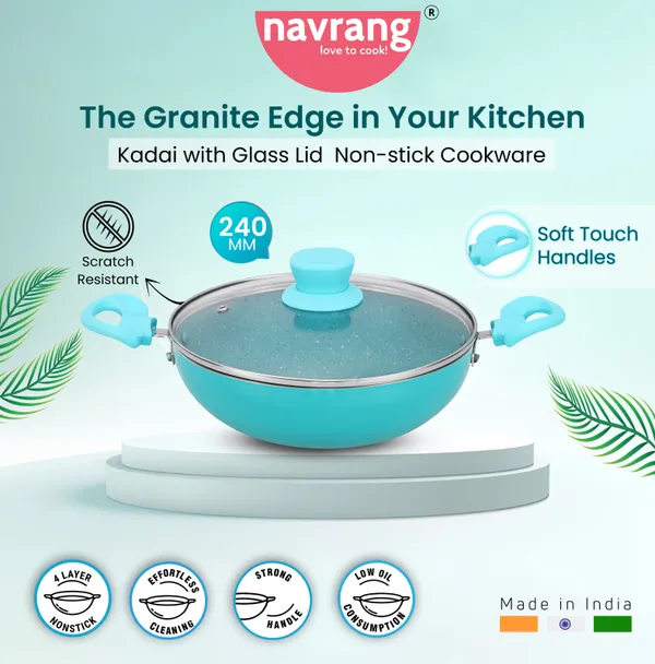 Aqua_Blue_Nonstick_Aluminium_Non_Induction_Kadai_240_mm_With_Glass_Lid_Soft_Touch_Handle_And_Knob,_2500_ML_Capacity
