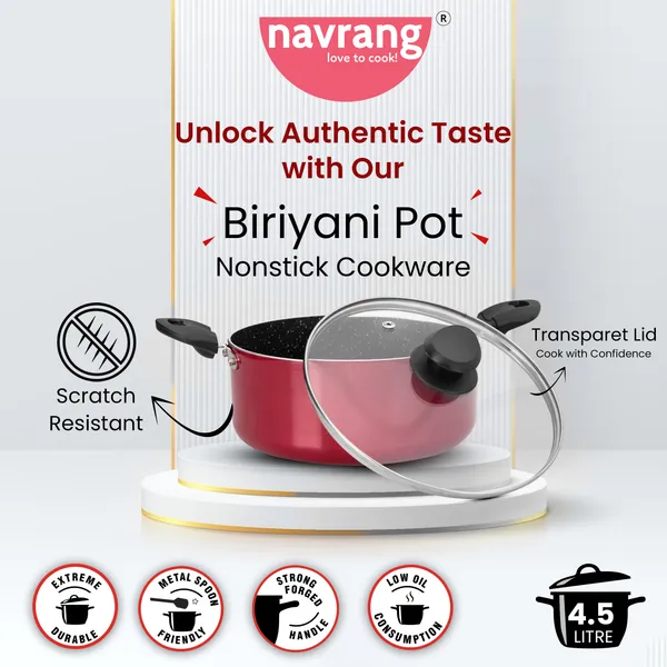 Red_Nonstick_Non_Induction_Aluminium_Stew_Pot_240Mm_With_Glass_Lid