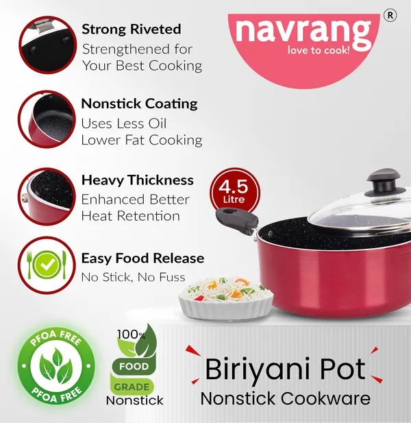 Red_Nonstick_Non_Induction_Aluminium_Stew_Pot_240Mm_With_Glass_Lid