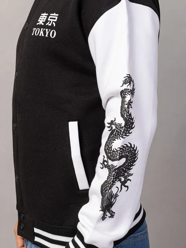 Black_Cotton_Blend_Printed_Stylized_Varsity_Jacket_For_Men