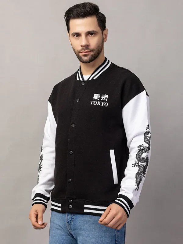 Black_Cotton_Blend_Printed_Stylized_Varsity_Jacket_For_Men