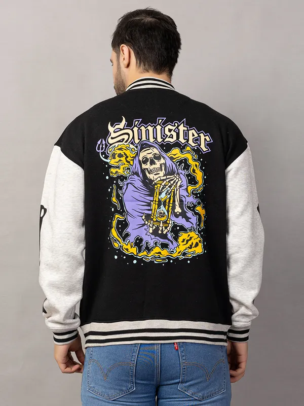 Black_Cotton_Blend_Printed_Stylized_Varsity_Jacket_For_Men