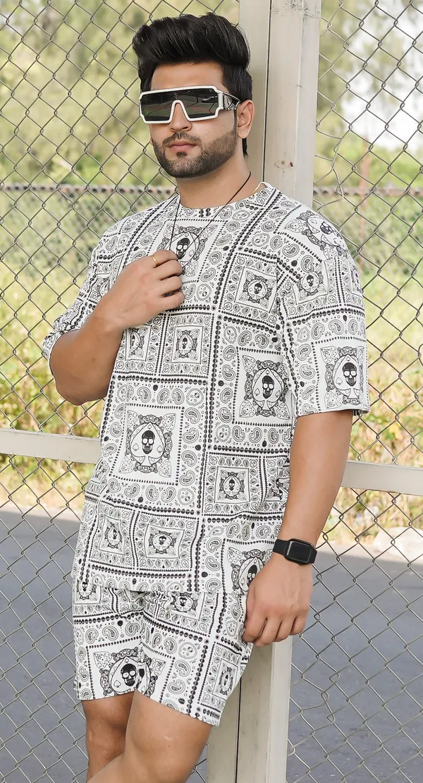 White_Allover_Cotton_Blend_Printed_Oversized_Size_Co-Ord_Set