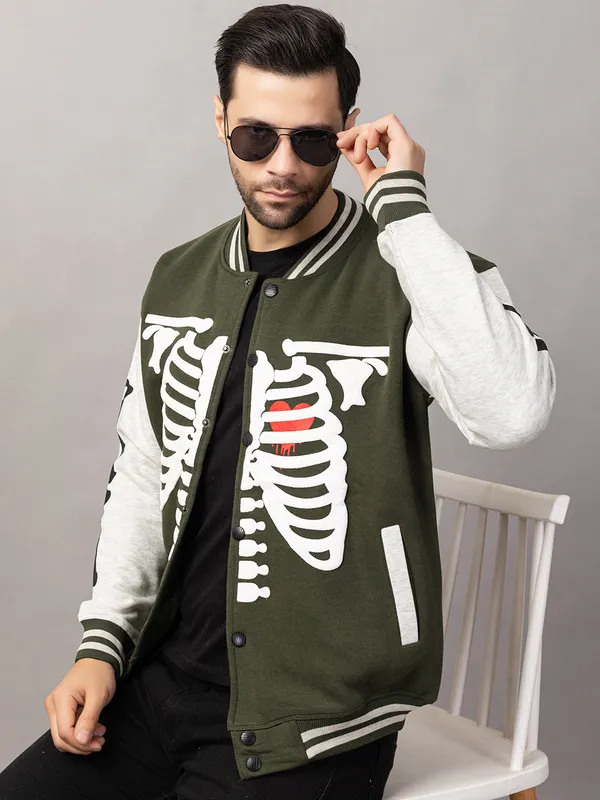 Olive_Cotton_Blend_Printed_Stylish_Varsity_Jacket_For_Men