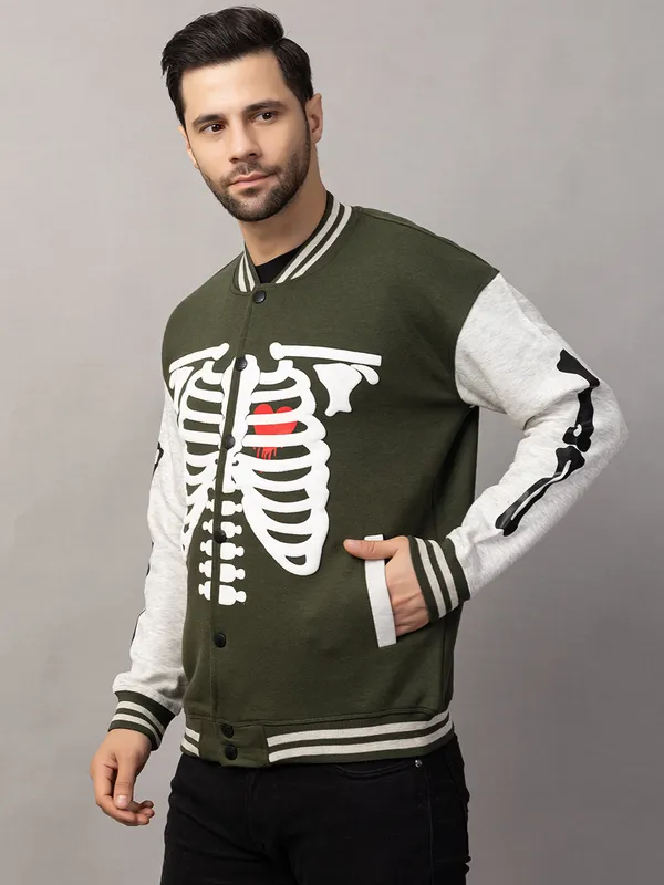 Olive_Cotton_Blend_Printed_Stylish_Varsity_Jacket_For_Men