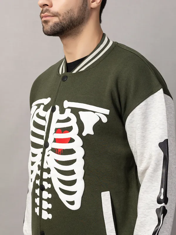 Olive_Cotton_Blend_Printed_Stylish_Varsity_Jacket_For_Men