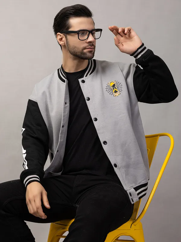 Grey_Cotton_Blend_Printed_Stylized_Varsity_Jacket_For_Men