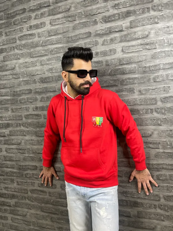 Red_Color_Back_Printed__Hooded_2_Thread_Cotton_Fleece_Sweatshirt_For_Men