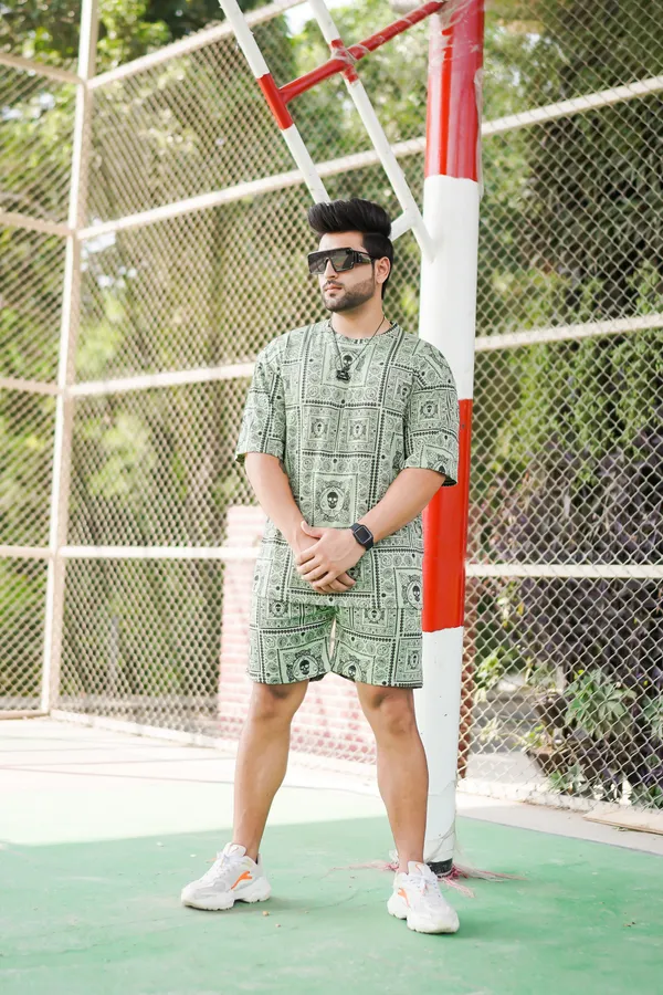 Sea_Green_Allover_Cotton_Blend_Printed_Oversized_Size_Co-Ord_Set