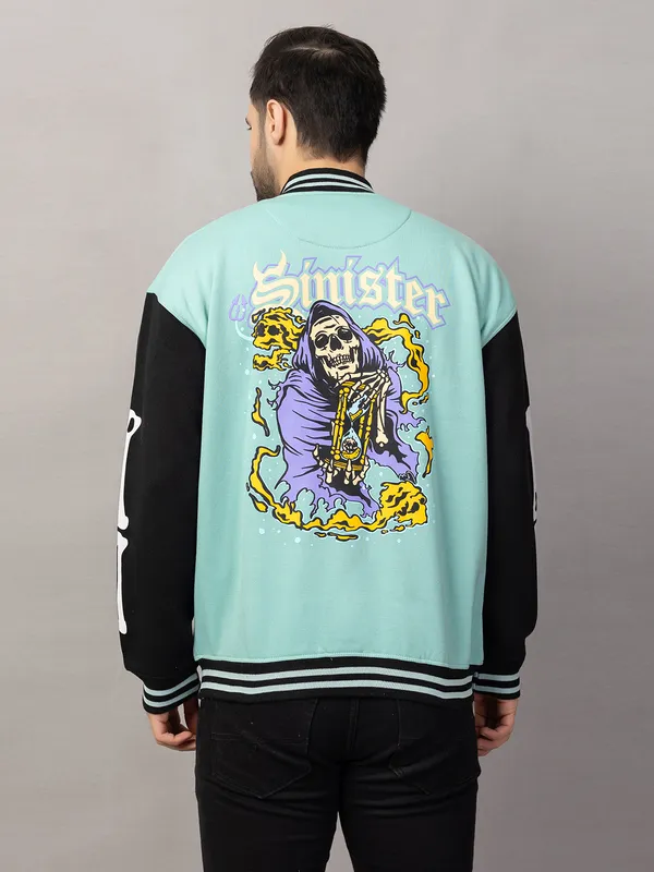 Sea_Green_Cotton_Blend_Printed_Stylized_Varsity_Jacket_For_Men