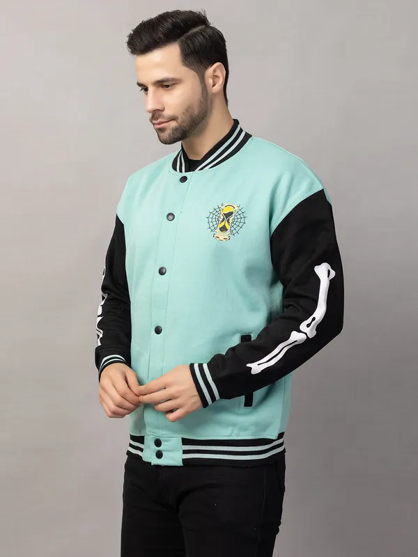 Sea_Green_Cotton_Blend_Printed_Stylized_Varsity_Jacket_For_Men