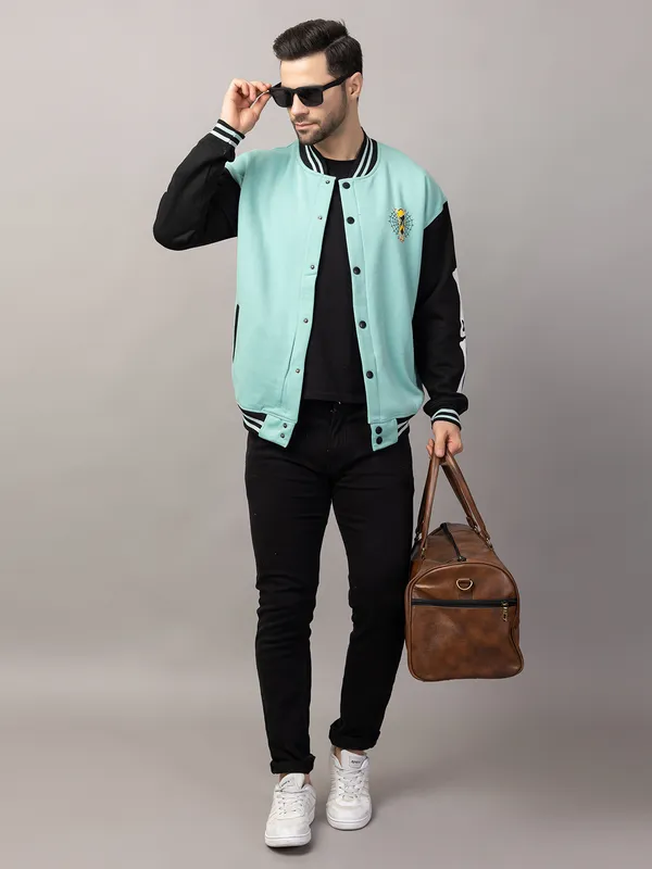 Sea_Green_Cotton_Blend_Printed_Stylized_Varsity_Jacket_For_Men