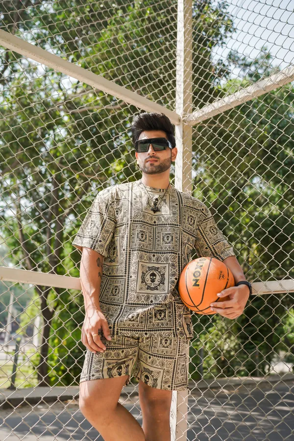 Tan_Allover_Cotton_Blend_Printed_Oversized_Size_Co-Ord_Set