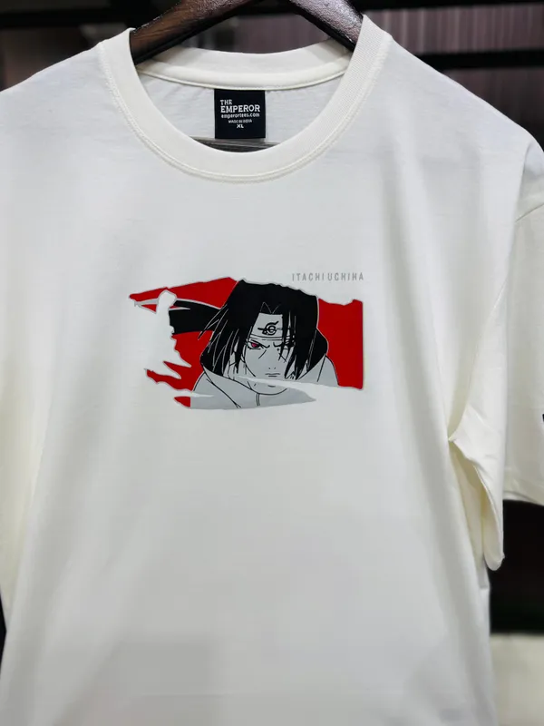 White_Cotton_Blend_Printed_Round_Neck_Soft_T-Shirt_For_Men