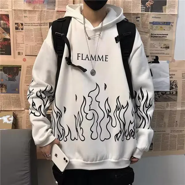 White_Printed_Russian_Fleece_Fabric_Sweatshirt_For_Men