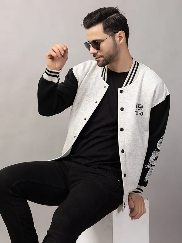 White_Cotton_Blend_Printed_Stylized_Varsity_Jacket_For_Men