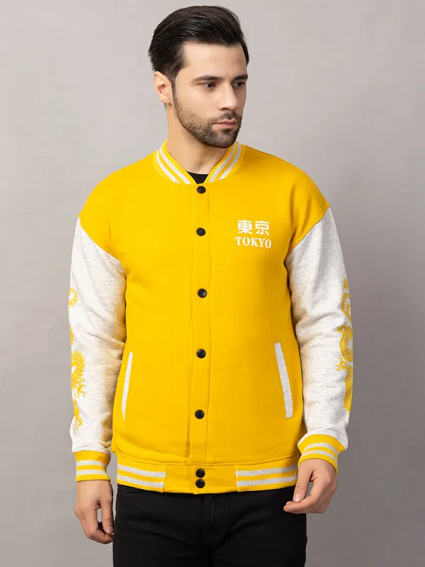 Yellow_Cotton_Blend_Printed_Stylized_Varsity_Jacket_For_Men