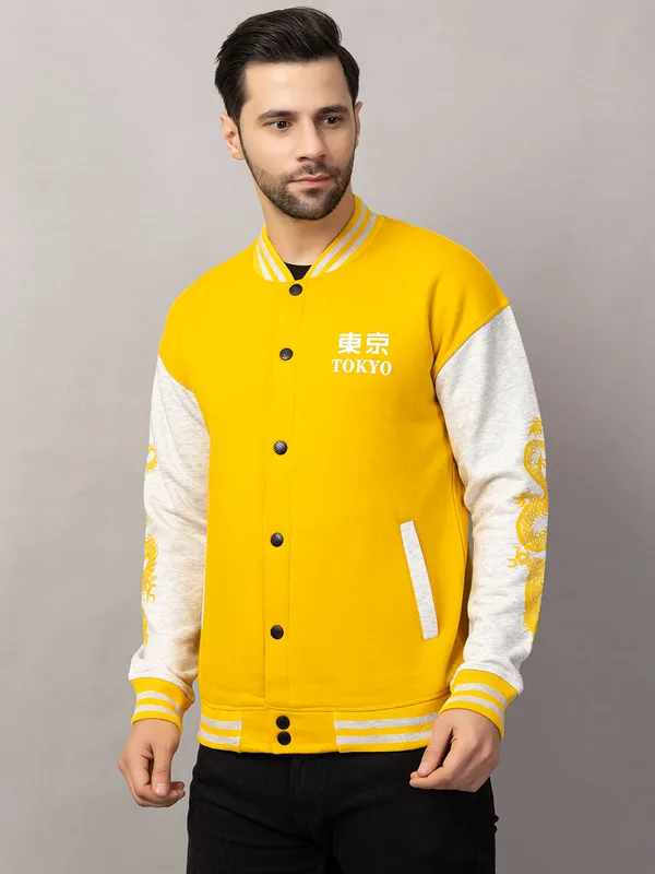 Yellow_Cotton_Blend_Printed_Stylized_Varsity_Jacket_For_Men