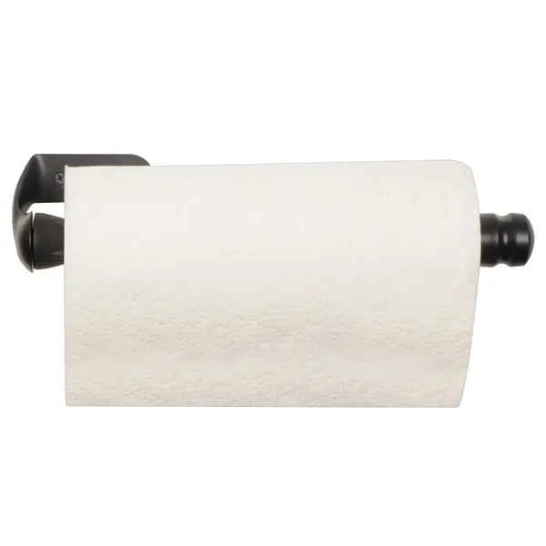 Matte_Black_Tissue_Roll_Holder_For_Kitchen_|_Wall_Mount_One_Hand_Tear
