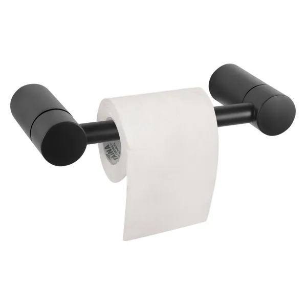 Matte_Black_Holder_For_Bathroom_|_Suitable_For_Tissue_&_Towel