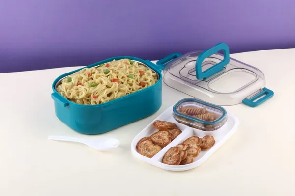 Blue_Lunch_Box_For_Office_&_School_|_With_Noodle_And_Snack_Compartments_|_Bento_Style
