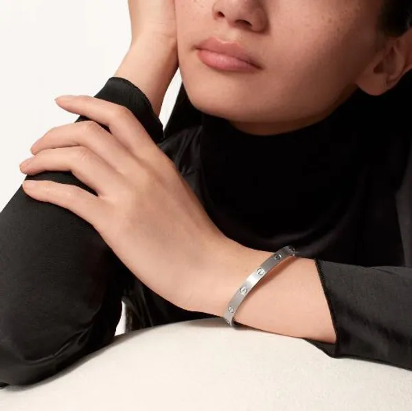 Sterling silver cartier bracelet online