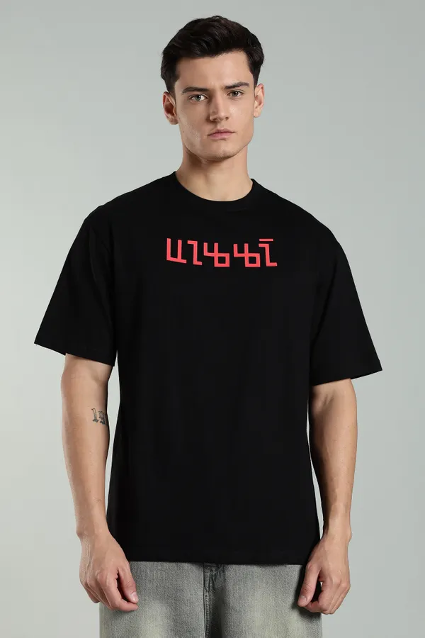Black_Cotton_Oversized_Back_Print_T-Shirt_For_Mens