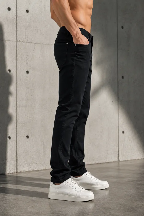 Sindon_Men's_Black_Solid_Regular_Fit_Denim_Jeans