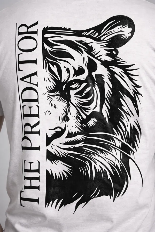 Cream_Cotton_Back_Print_T-Shirt_For_Mens