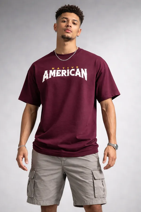 Maroon_Cotton_Oversized_T-Shirt_For_Mens