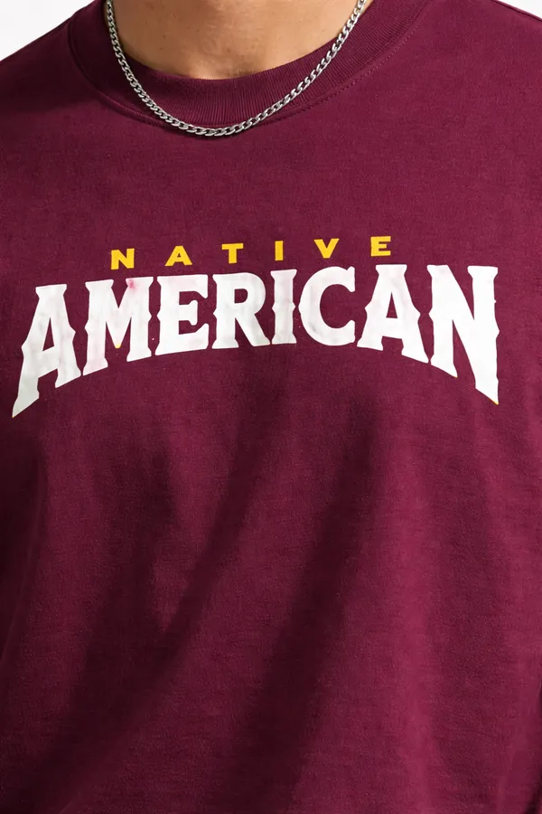 Maroon_Cotton_Oversized_T-Shirt_For_Mens