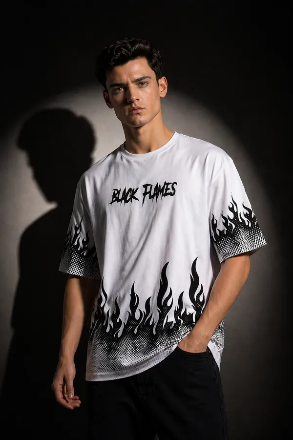 White_Cotton_Oversized_Printed_T-Shirt_For_Mens