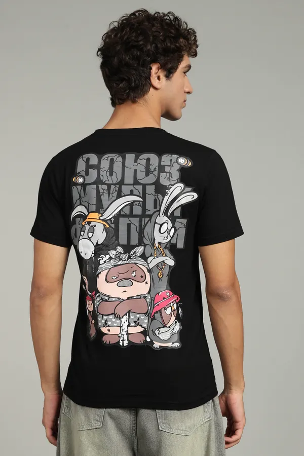 Black_Cotton_Back_Print_T-Shirt_For_Mens