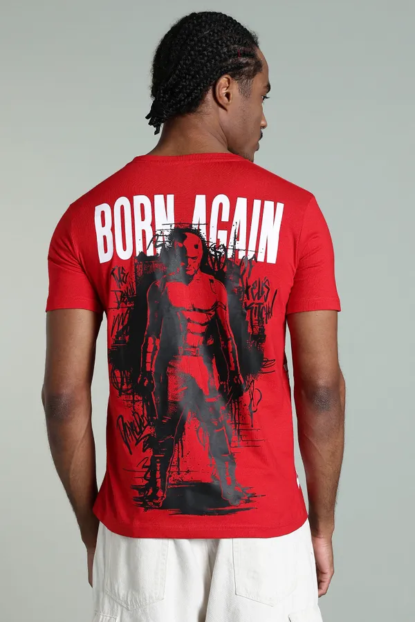 Red_Cotton_Back_Print_T-Shirt_For_Mens