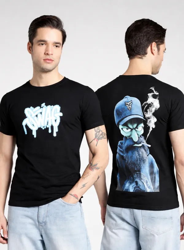Black_Cotton_Back_Print_T-Shirt_For_Mens