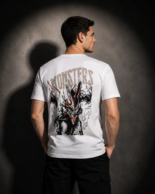 White_Cotton_UNISEX_Back_Print_T-Shirt