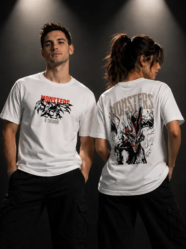 White_Cotton_UNISEX_Back_Print_T-Shirt