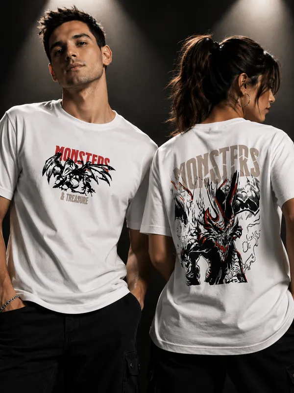 White_Cotton_UNISEX_Back_Print_T-Shirt